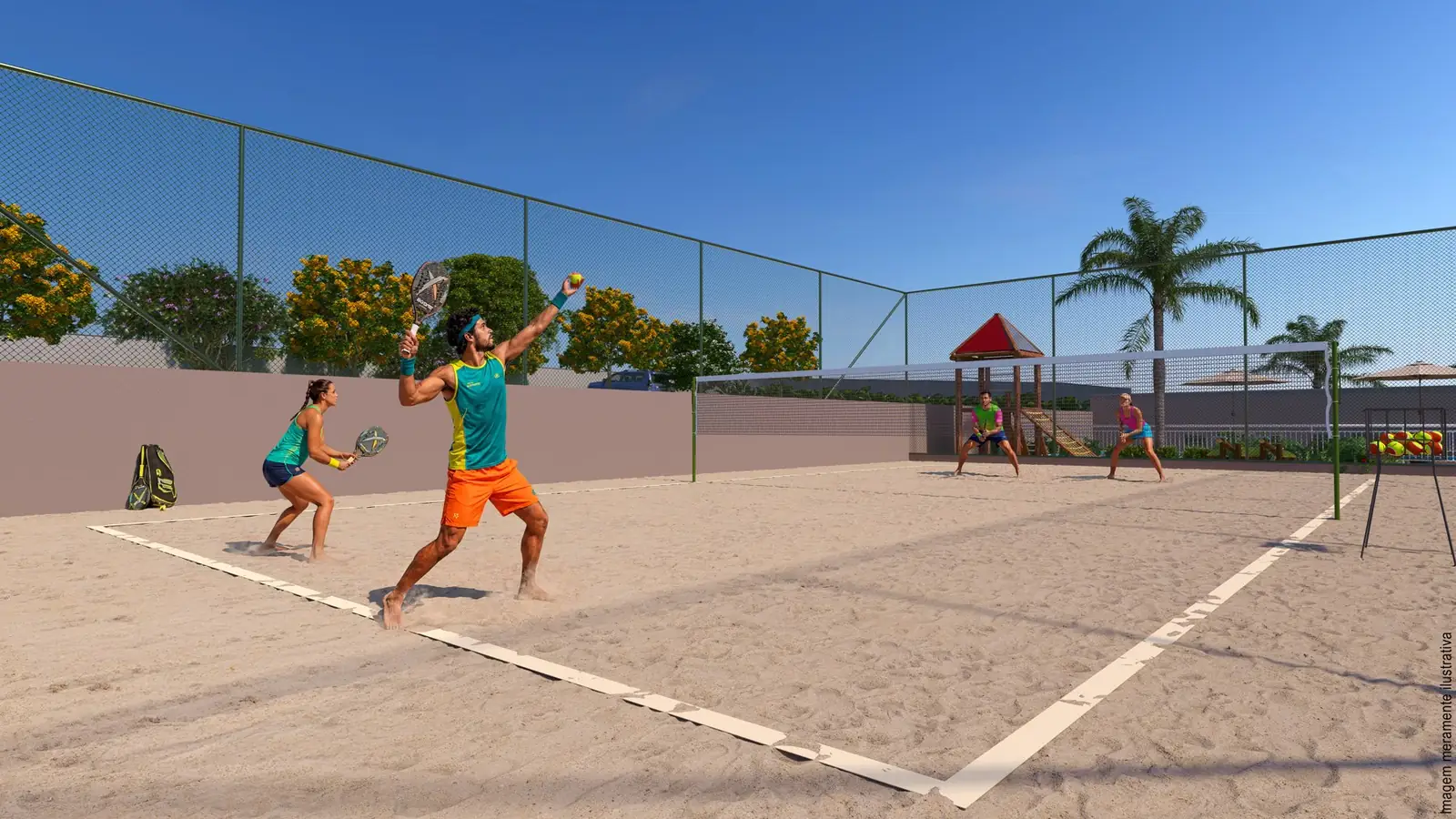 Green Park Resort — Quadra de Beach Tennis