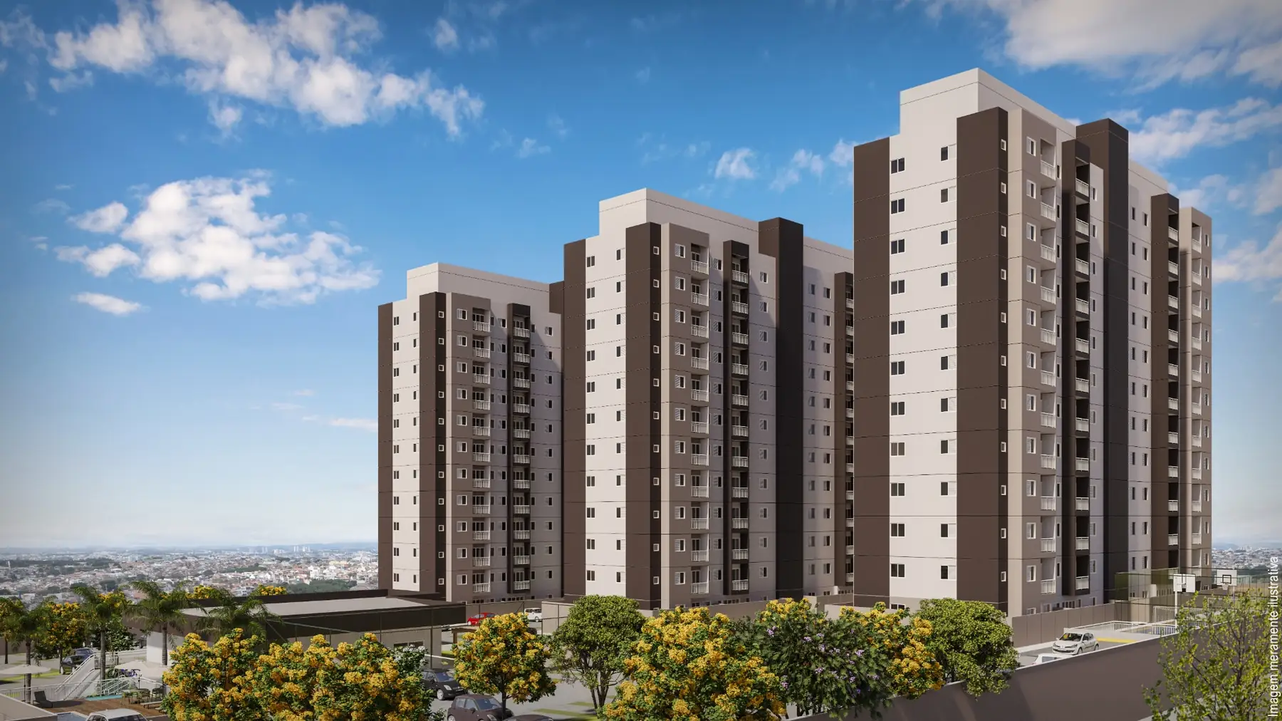 Green Park Resort — Torres do empreendimento
